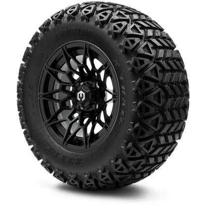 MODZ® 12" Galaxy Matte Black Wheels & Off-Road Tires Combo