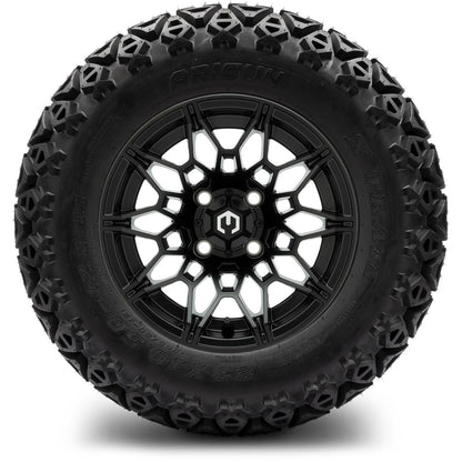 MODZ® 12" Galaxy Matte Black Wheels & Off-Road Tires Combo