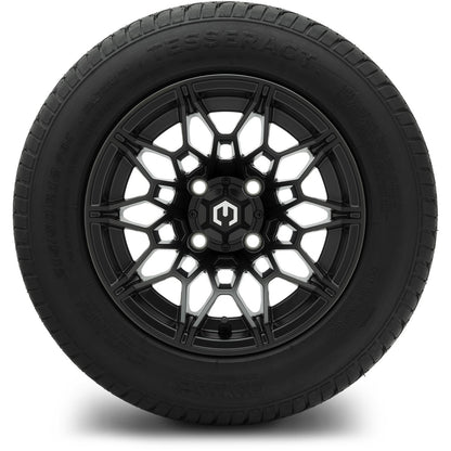 MODZ® 12" Galaxy Matte Black Wheels & Street Tires Combo