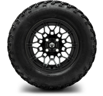 MODZ® 12" Galaxy Matte Black Wheels & Off-Road Tires Combo