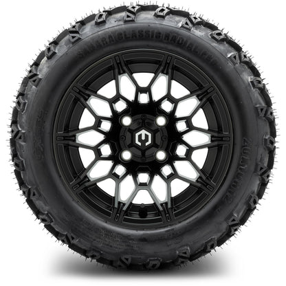 MODZ® 12" Galaxy Matte Black Wheels & Off-Road Tires Combo