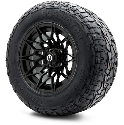 MODZ® 12" Galaxy Matte Black Wheels & Off-Road Tires Combo