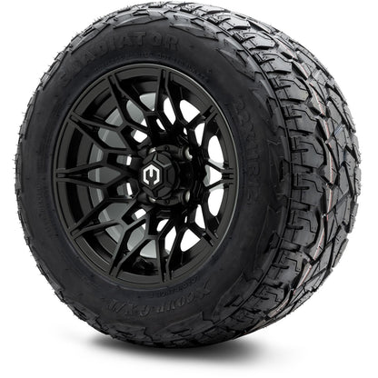 MODZ® 12" Galaxy Matte Black Wheels & Off-Road Tires Combo