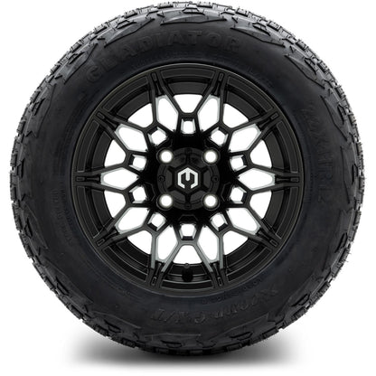 MODZ® 12" Galaxy Matte Black Wheels & Off-Road Tires Combo