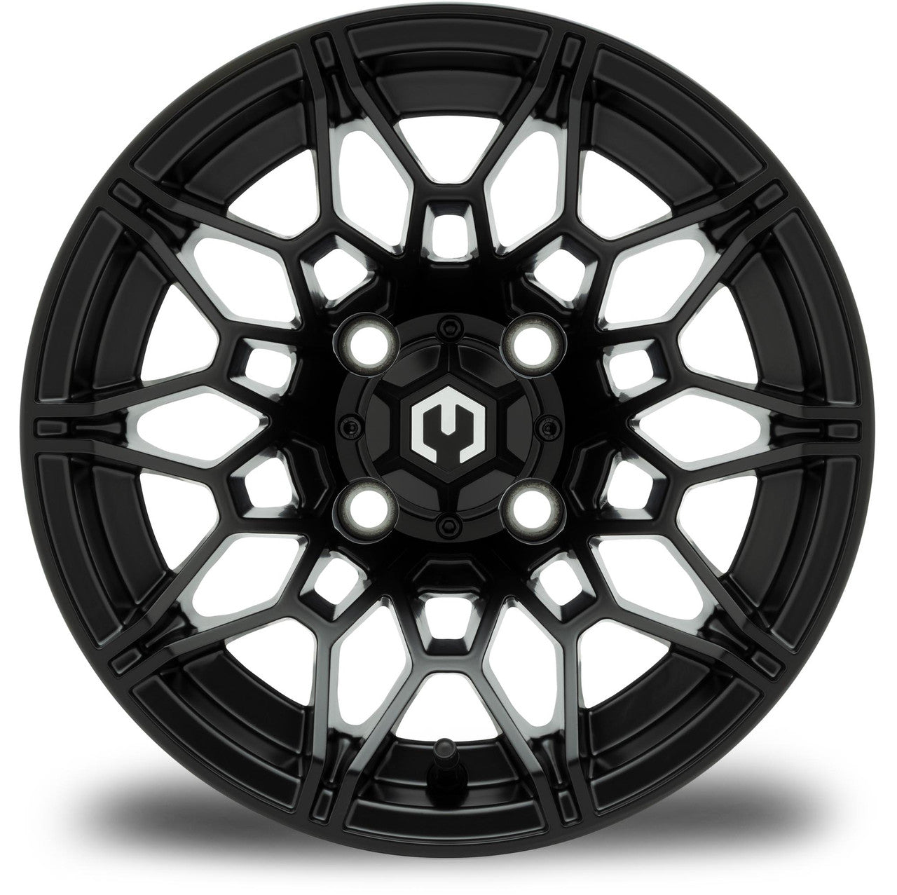 MODZ® Galaxy Matte Black 12" Golf Cart Wheel