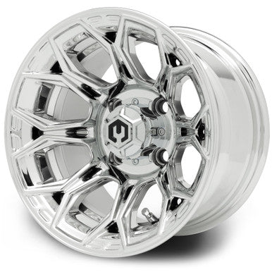 MODZ® Halo Chrome 12" Golf Cart Wheel