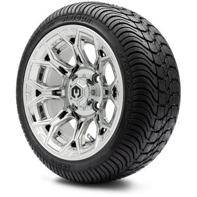 MODZ® 12" Halo Chrome Wheels & Street Tires Combo