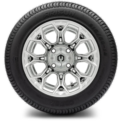 MODZ® 12" Halo Chrome Wheels & Street Tires Combo