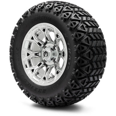 MODZ® 12" Halo Chrome Wheels & Off-Road Tires Combo