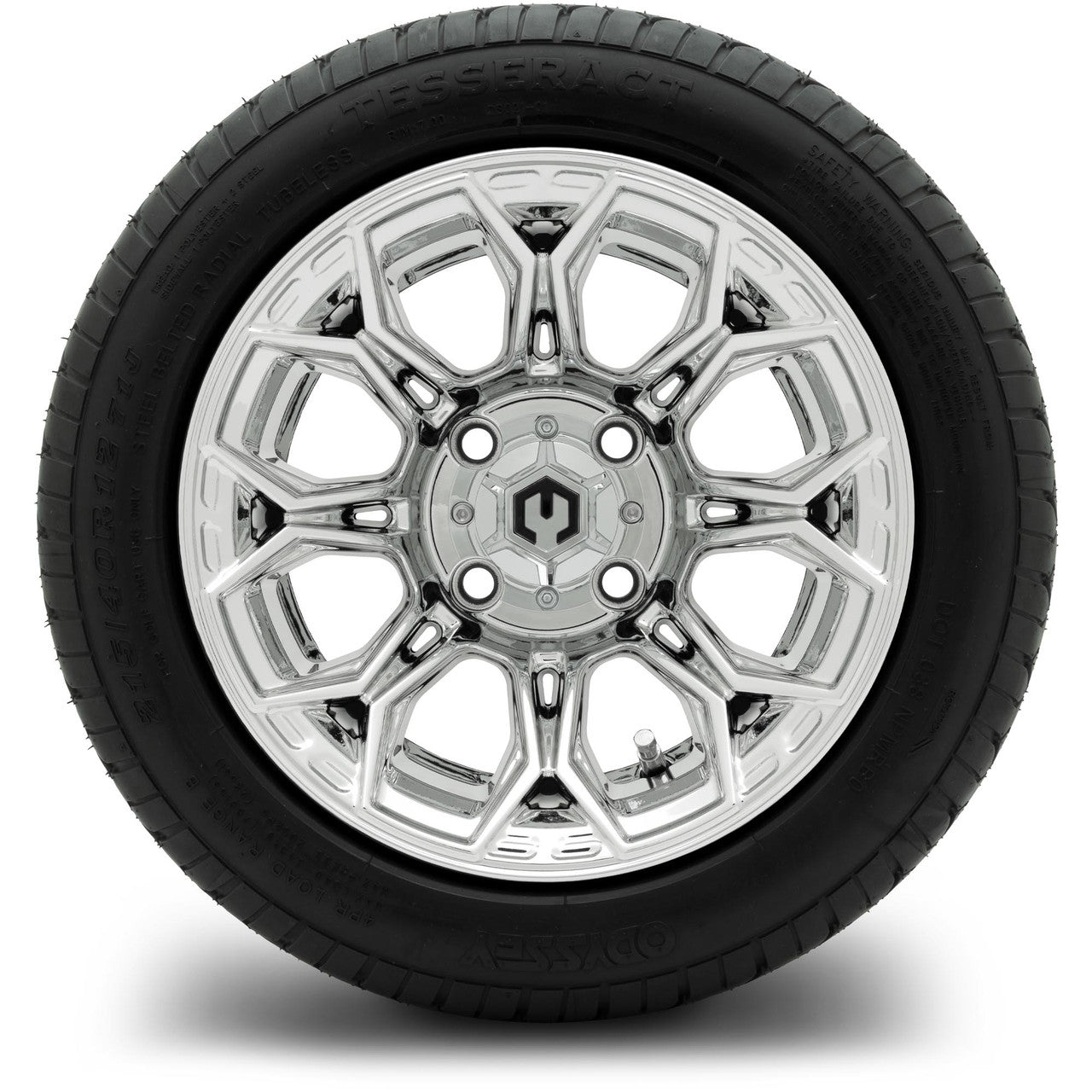 MODZ® 12" Halo Chrome Wheels & Street Tires Combo