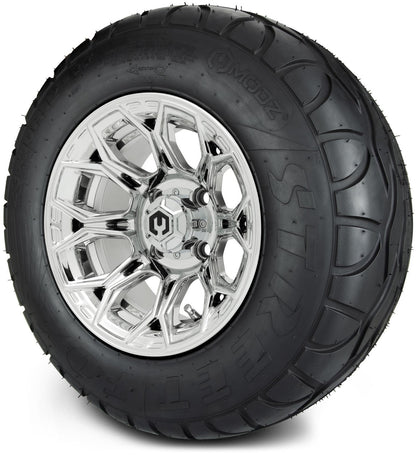 MODZ® 12" Halo Chrome Wheels & Street Tires Combo