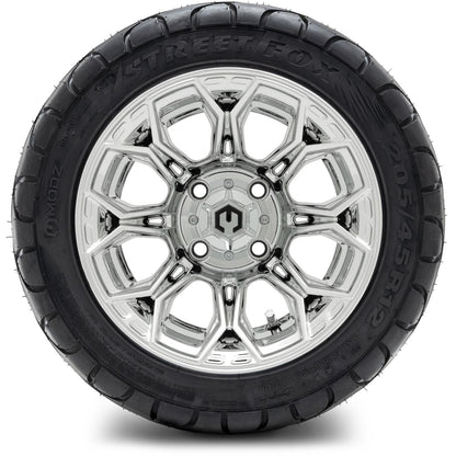 MODZ® 12" Halo Chrome Wheels & Street Tires Combo