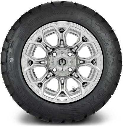 MODZ® 12" Halo Chrome Wheels & Street Tires Combo