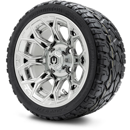 MODZ® 12" Halo Chrome Wheels & Off-Road Tires Combo