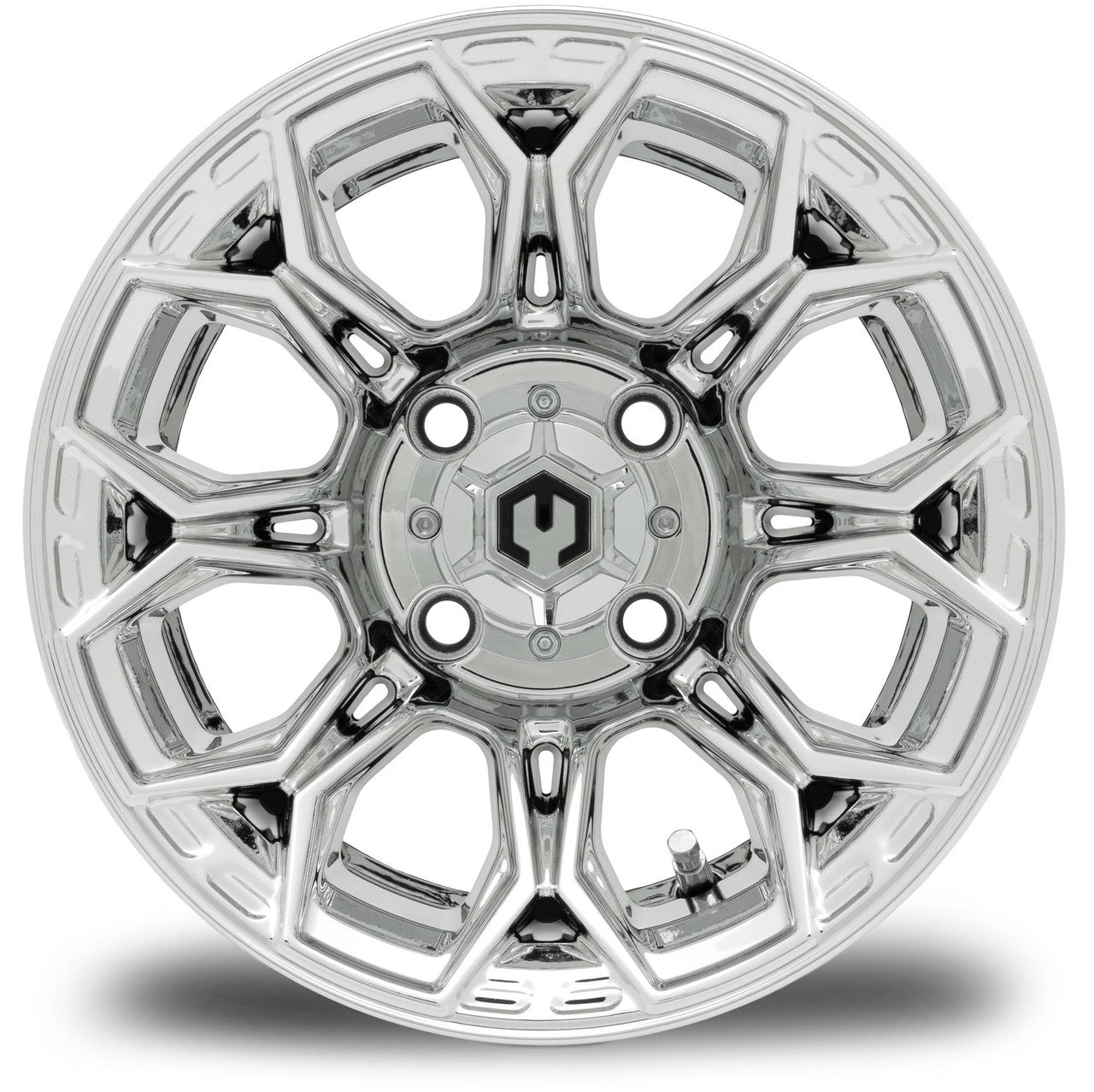 MODZ® Halo Chrome 12" Golf Cart Wheel