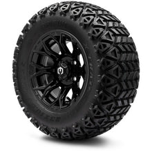 MODZ® 12" Halo Glossy Black Wheels & Off-Road Tires Combo