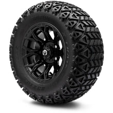 MODZ® 12" Halo Glossy Black Wheels & Off-Road Tires Combo