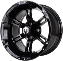 MODZ® Ambush Glossy Black 14" Golf Cart Wheel