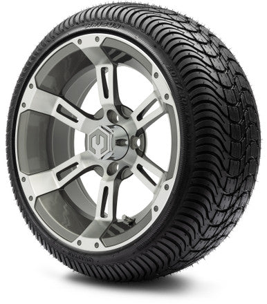 MODZ® 14" Ambush Gunmetal Wheels & Street Tires Combo