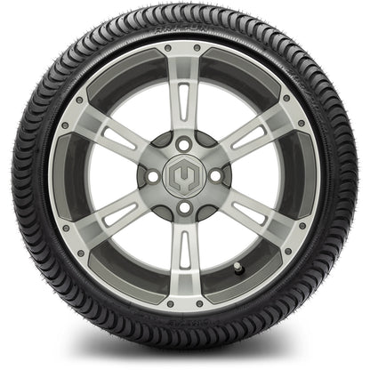 MODZ® 14" Ambush Gunmetal Wheels & Street Tires Combo