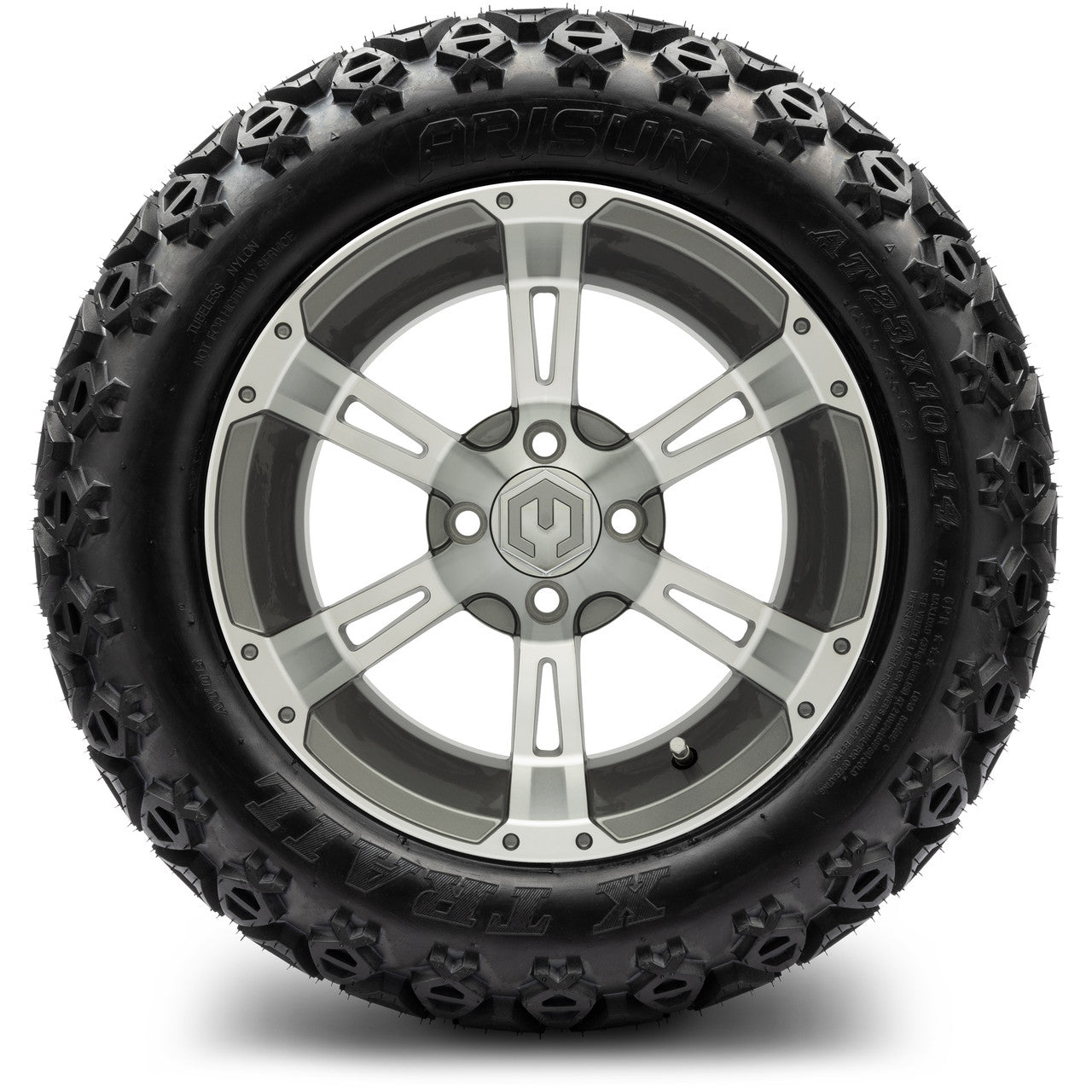 MODZ® 14" Ambush Gunmetal Wheels & Off-Road Tires Combo