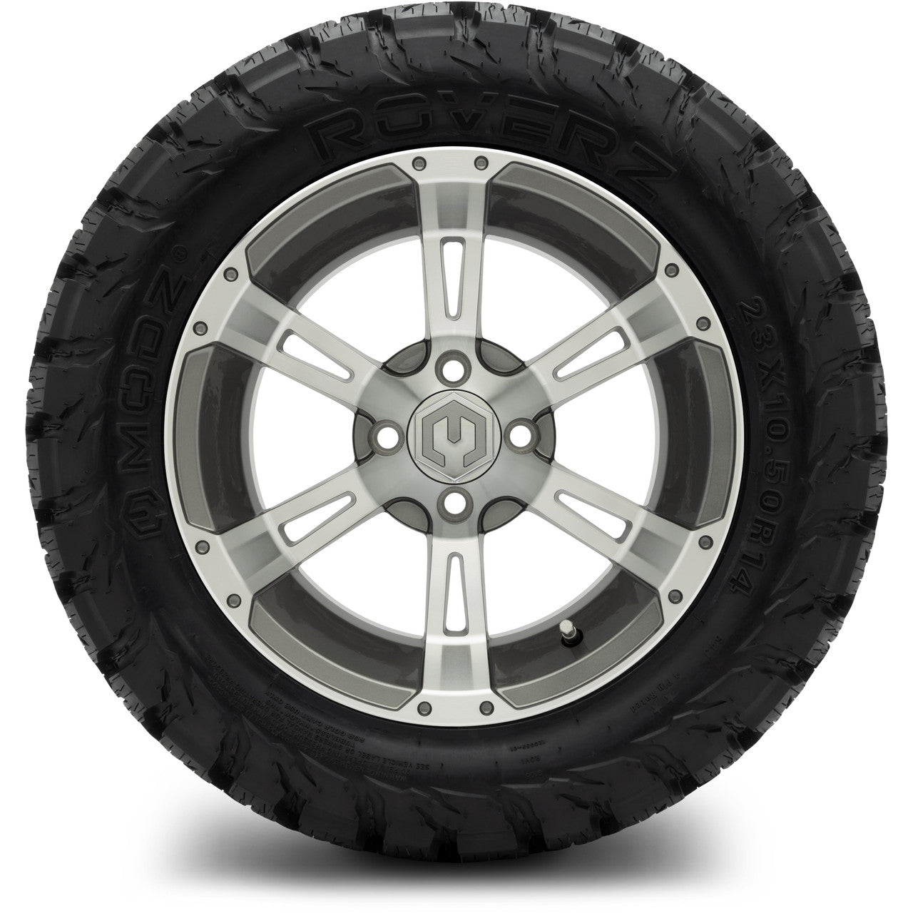MODZ® 14" Ambush Gunmetal Wheels & Off-Road Tires Combo