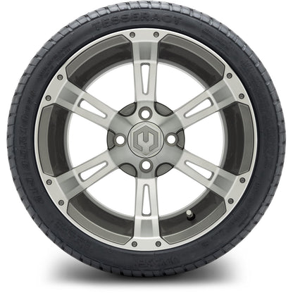 MODZ® 14" Ambush Gunmetal Wheels & Street Tires Combo