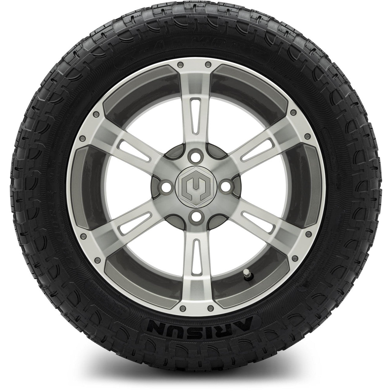 MODZ® 14" Ambush Gunmetal Wheels & Off-Road Tires Combo