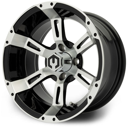 MODZ® Ambush Machine & Black 14" Golf Cart Wheel