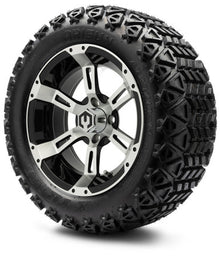 MODZ® 14" Ambush Machined Black Wheels & Off-Road Tires Combo