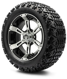 MODZ® 14" Ambush Machined Black Wheels & Off-Road Tires Combo