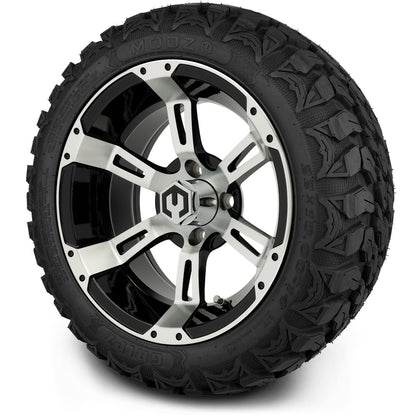 MODZ® 14" Ambush Machined Black Wheels & Off-Road Tires Combo