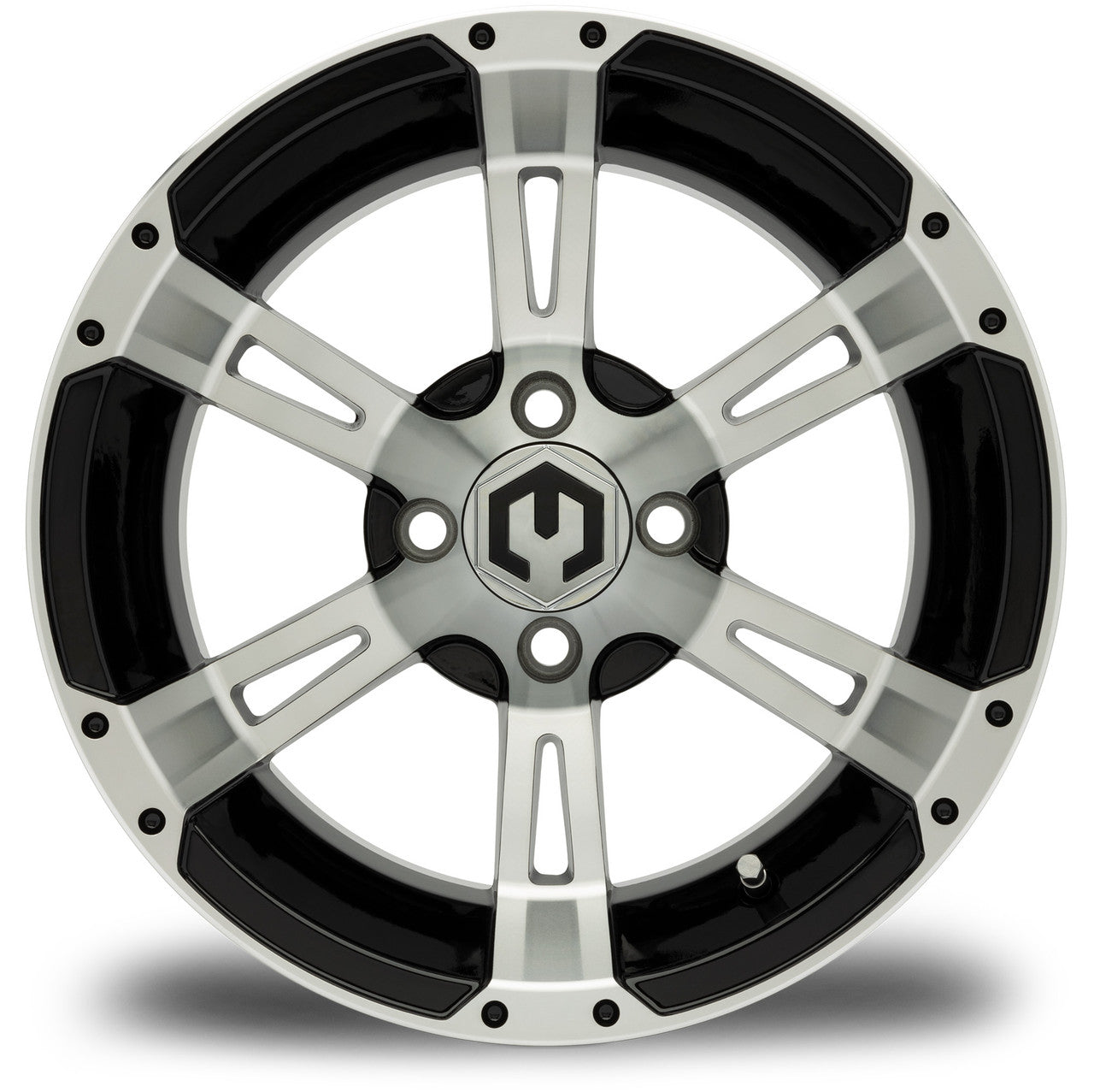 MODZ® Ambush Machine & Black 14" Golf Cart Wheel