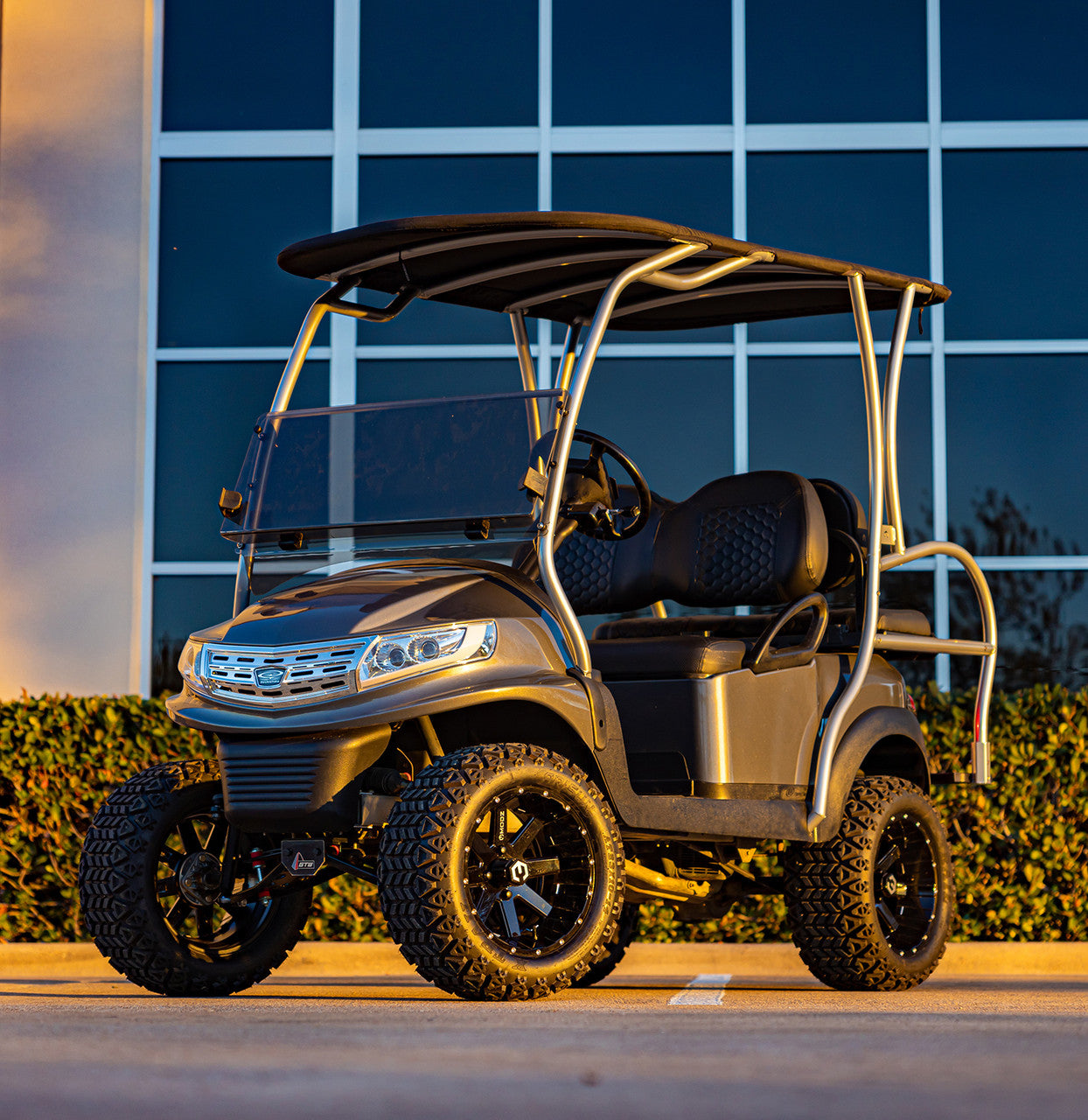 MODZ® Assault Glossy Black 14" Golf Cart Wheel