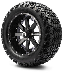 MODZ® 14" Assault Glossy Black with Ball Mill Wheels & Off-Road Tires Combo