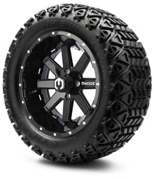 MODZ® 14" Assault Glossy Black with Ball Mill Wheels & Off-Road Tires Combo