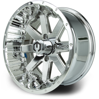 MODZ® Assault Chrome 14" Golf Cart Wheel