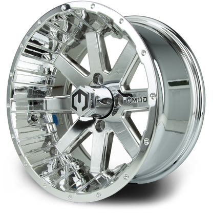 MODZ® Assault Chrome 14" Golf Cart Wheel