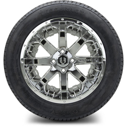 MODZ® 14" Assault Chrome Wheels & Street Tires Combo