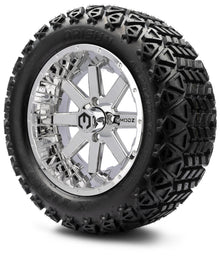 MODZ® 14" Assault Chrome Wheels & Off-Road Tires Combo