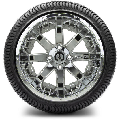 MODZ® 14" Assault Chrome Wheels & Street Tires Combo