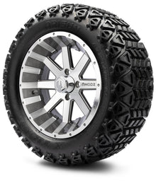 MODZ® 14" Assault Machined Gunmetal Wheels & Off-Road Tires Combo