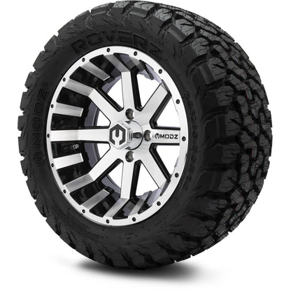 MODZ® 14" Assault Machined Black Wheels & Off-Road Tires Combo