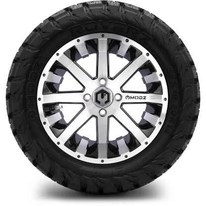 MODZ® 14" Assault Machined Black Wheels & Off-Road Tires Combo