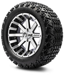 MODZ® 14" Assault Machined Black Wheels & Off-Road Tires Combo