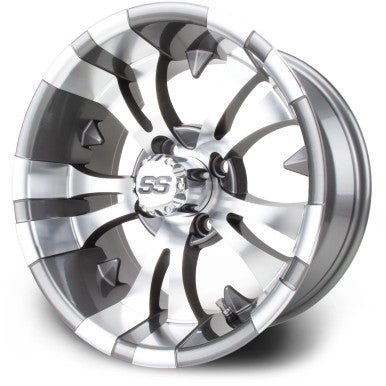 MODZ® Vampire Gunmetal 14" Golf Cart Wheel