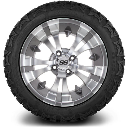 MODZ® 14" Vampire Gunmetal Wheels & Off-Road Tires Combo