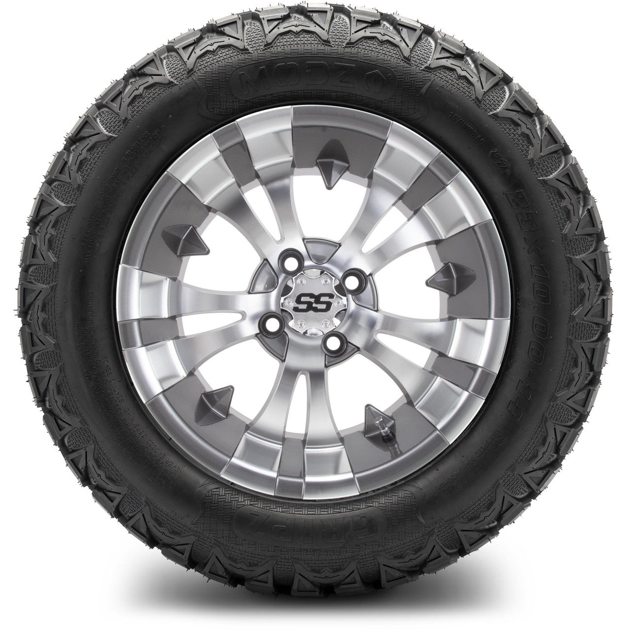 MODZ® 14" Vampire Gunmetal Wheels & Off-Road Tires Combo