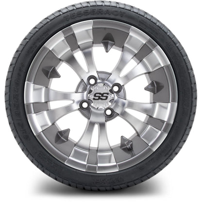 MODZ® 14" Vampire Gunmetal Wheels & Street Tires Combo