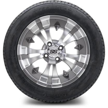 MODZ® 14" Vampire Gunmetal Wheels & Street Tires Combo